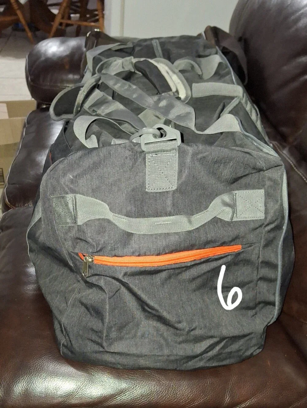 Foldable Duffle Bag - Blue